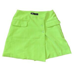 Zara Size S Green Wrap Skirt